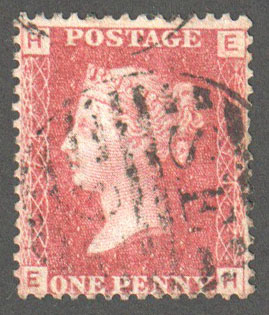 Great Britain Scott 33 Used Plate 74 - EH - Click Image to Close